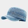 Denim old retro simple light board military hat men's and women's tide street fashion tooling hat outdoor sports visor
