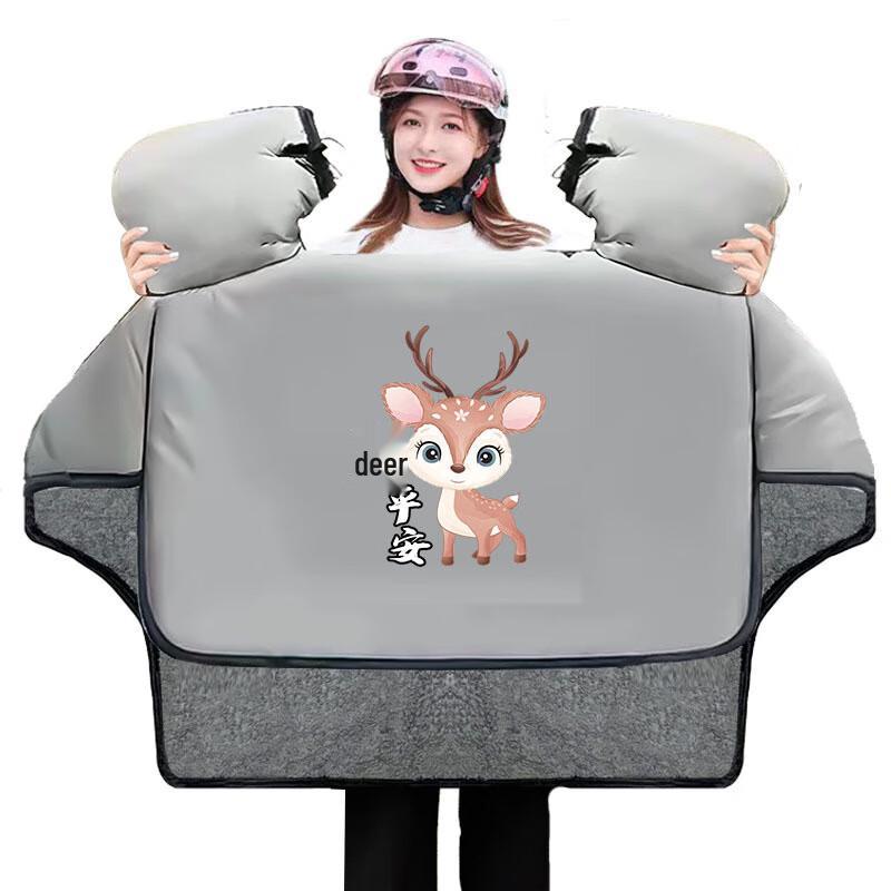Winter Fleece-Lined Electric Scooter Windproof Cover