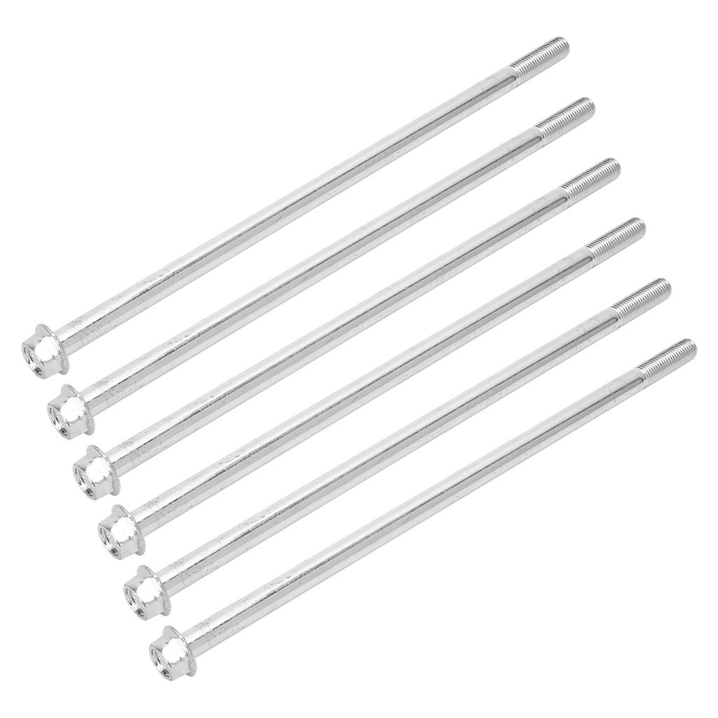 6 Stück Flanschschraube M10x260 Anlasser Motor Mitte Flanschschraube Benzin Generator Ersatzteile