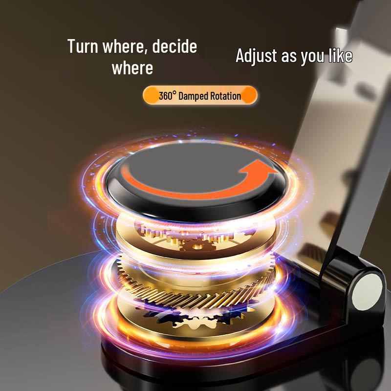 Foldable Metal Phone & Tablet Holder for Desktop Live Streaming
