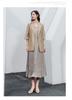 Five Sleeve Loose Thin Suit Jacket for Women's Summer Temperament Versatile Suit Top