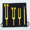 128Hz, 256Hz, 512Hz Gouden Aluminiumlegering Stemvork Set met Basis (3 stukken)