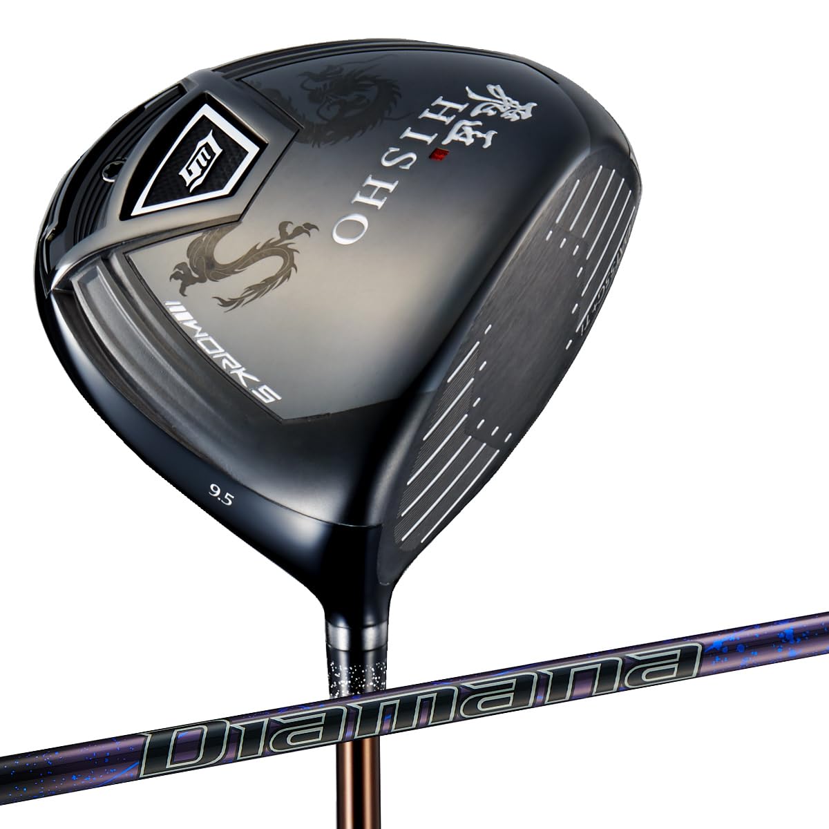 

Драйвер WORKS GOLF Hisho (ХИСЁ) Diamana для DRACON Шафт 46 дюймов 10,5 градусов 50SR Для правой руки
