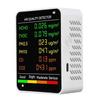 6 In 1 PM2.5 PM10 HCHO TVOC CO CO2 Air Quality Detector CO CO2 Formaldehyde Monitor Home Office Air Quality Tester