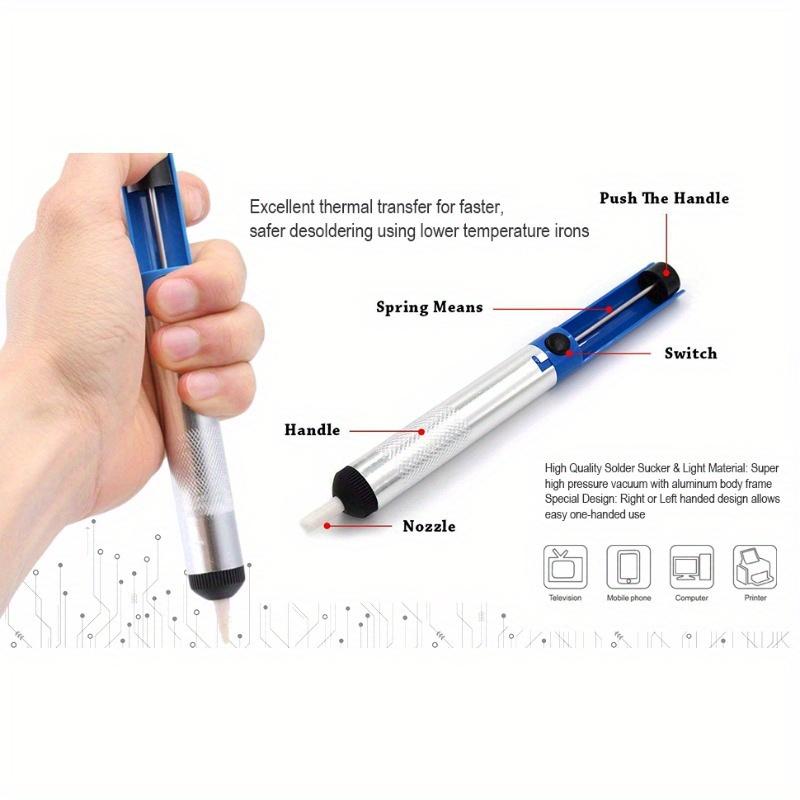 Solder Sucker Desoldering Vacuum Pump Solder Removal Tool 3pcs/Pack Desoldering Pump Soldering Sucker Tool