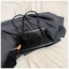Women's PU Shoulder Bag with Buckle Solid Stitching Line Embellishments Delicate Bag Fashion