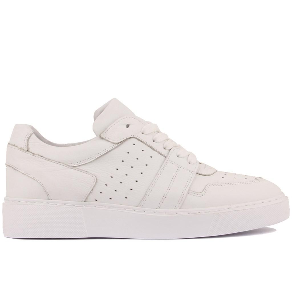 

Sail Lakers - Белые кожаные мужские повседневные туфли на шнуровке 40 белый