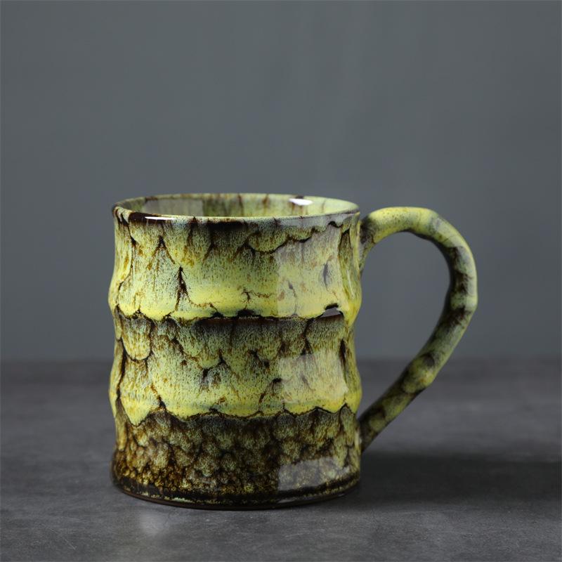 Large-Capacity Ceramic Kiln Change Water Cup Creative Coffee Cup Hot-Selling Ceramic Cup Creative Cup
