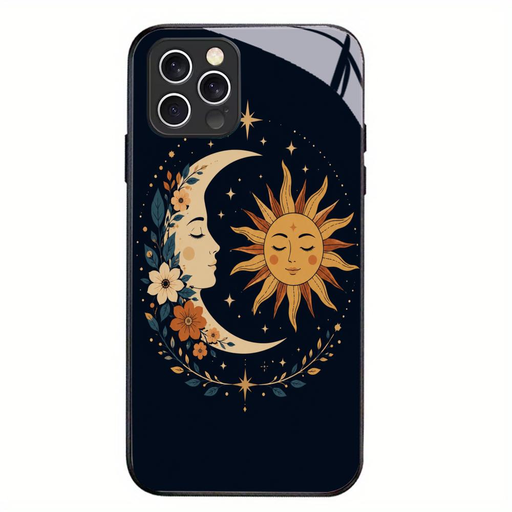 Sun and Moon Phone Case Phone Case Glass