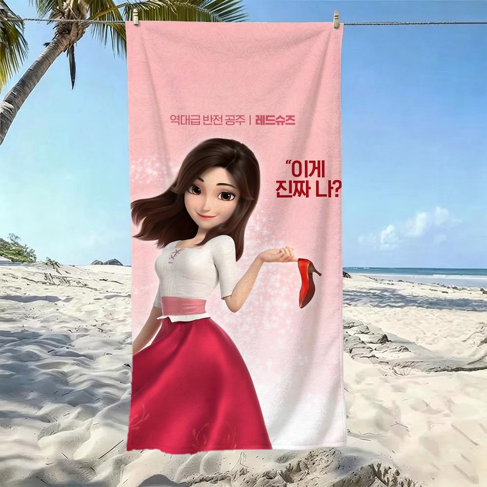 Fairy-Red Shoes and the Seven DwarfsS Towel Five-Star Hotel Quality Eco-Friendly Ultra Soft Thick Towels & Beach Towels