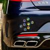 Car Stickers Cat Paw Print and Love The Dog Paw Print Sticker Motorcycles Decoration Stickers and Decals