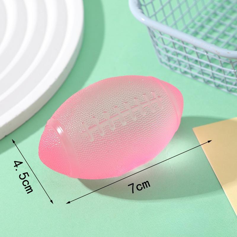 Football Maltose Fidgets Toy Squishy Basketball /rugby Maltose Squeeze Adult Fun Hand Exercise Relieve Anxiety Decompression Toy
