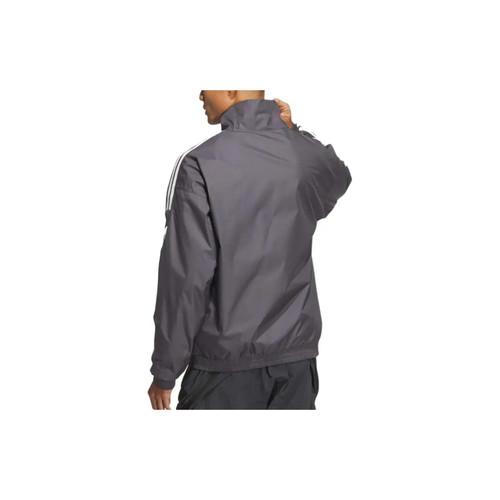 adidas Originals Zipper Design Long Sleeve Jacket, Unisex, Gray