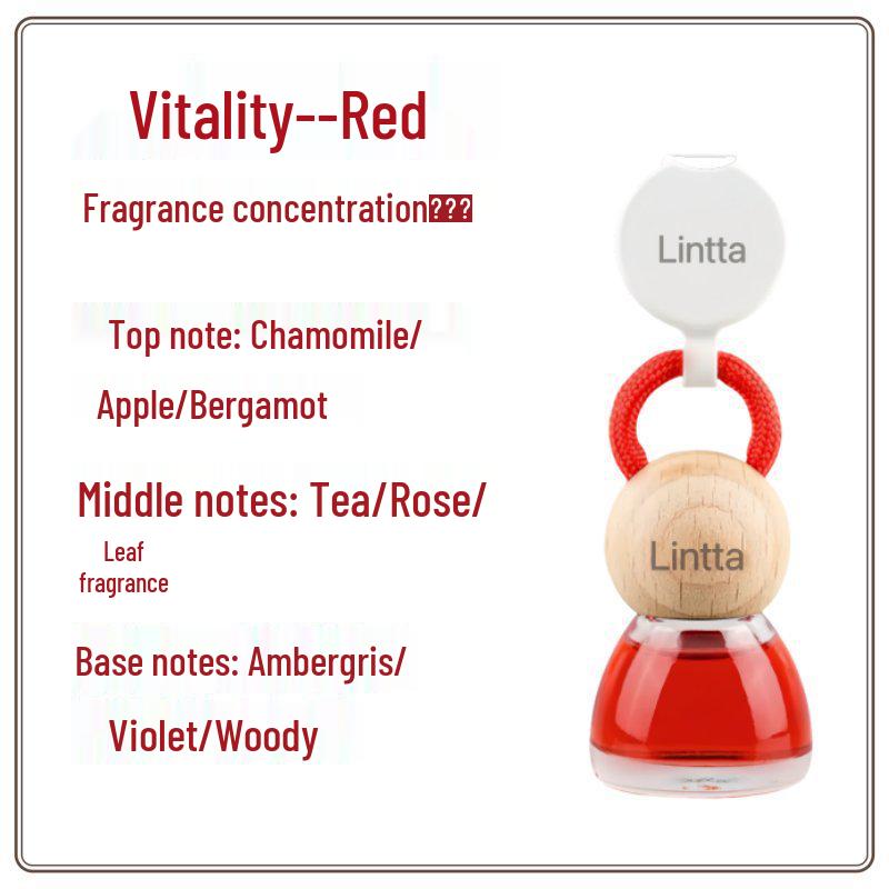 Long-lasting Car Pendant Air Freshener - Premium Fragrance Essential Oil for Interiors