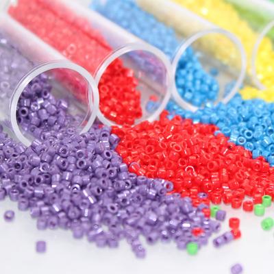 2 mm matte Glas-Rocailles, lose Spacer-Rocailles für die Herstellung von Schmuck, DIY-Handarbeit, Nähperlen, 1200 Stück
