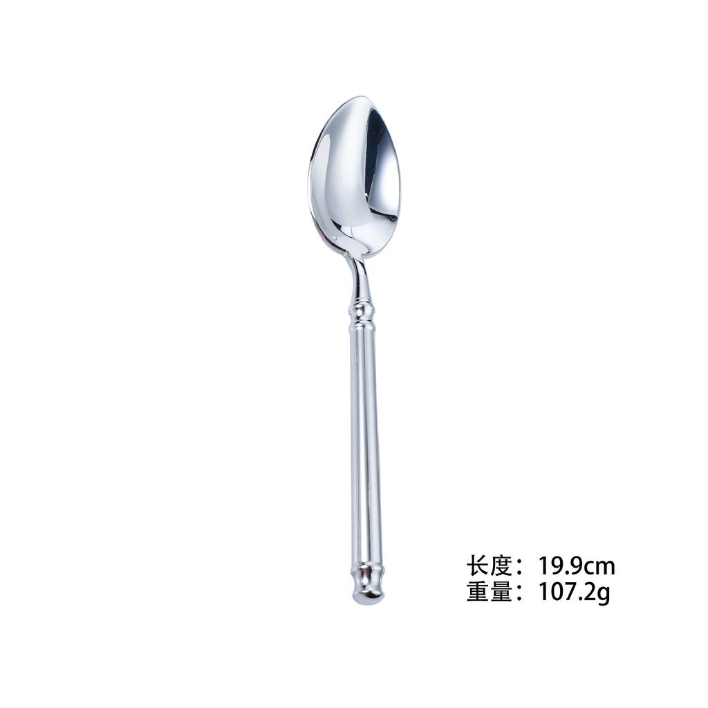 Q6 Roman knife, fork and spoon 304 stainless steel thickened western knife and fork legendary style thick steak knife, fork and spoon set