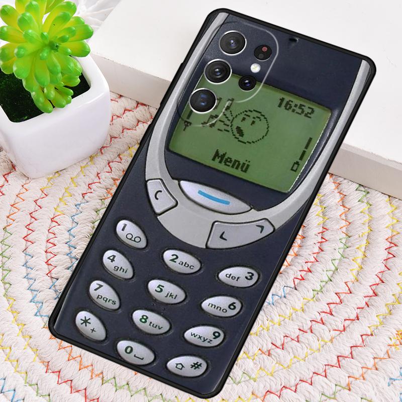 Retro mobile TPU Phone Case For Samsung Galaxy note 10 pro S26 S25 S24 S23 S22 Ultra Plus S21 FE S20 Shockproof Cover