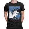 Herren T-Shirt Perfect Blue Lässiges Baumwoll-T-Shirt Kurzarm Anime T-Shirts Rundhals-Oberteile Übergröße