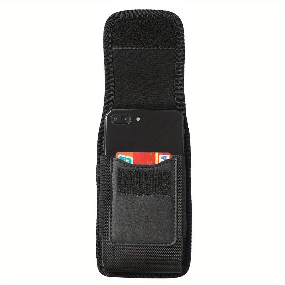 3.5-6.8inch Phone Nylon Pouch Cell Phone Belt Clip Carrying Holster Case Waist Bag for IPhone, Samsung Galaxy