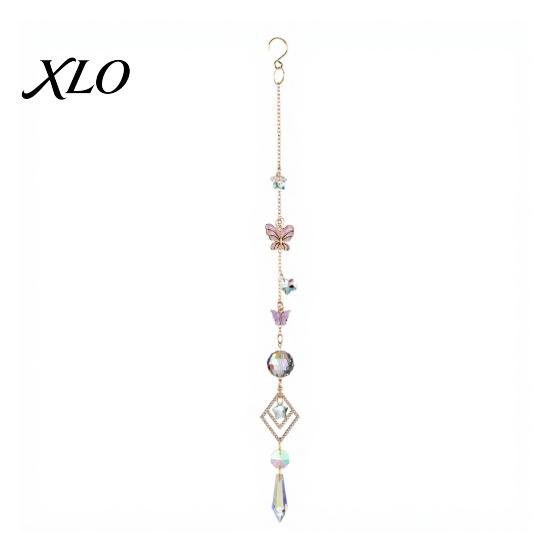 Unique Housewarming Gifts Butterfly Crystal Suncatcher Wind Chime, Rainbow Maker Prism Hanging Ornament, Chime Indoor Outdoor Pendant for Home,