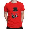 T-shirt Creativa F-Fazbears per Uomo FNAF Girocollo T-shirt Basic Regali di Compleanno Distintivi Streetwear