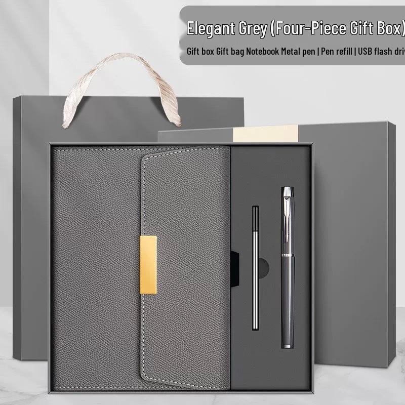 Customizable A5 Notebook Gift Set with Logo Printing - Corporate Business Souvenir