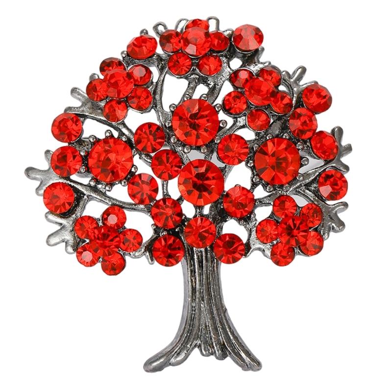 Elegant tree Brooch Pin Distinctive tree Clothing Lapel Pin Essential Fashion Brooch Accessory