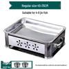HUALEAI Commercial & Home BBQ Grill Fish & Seafood Pan