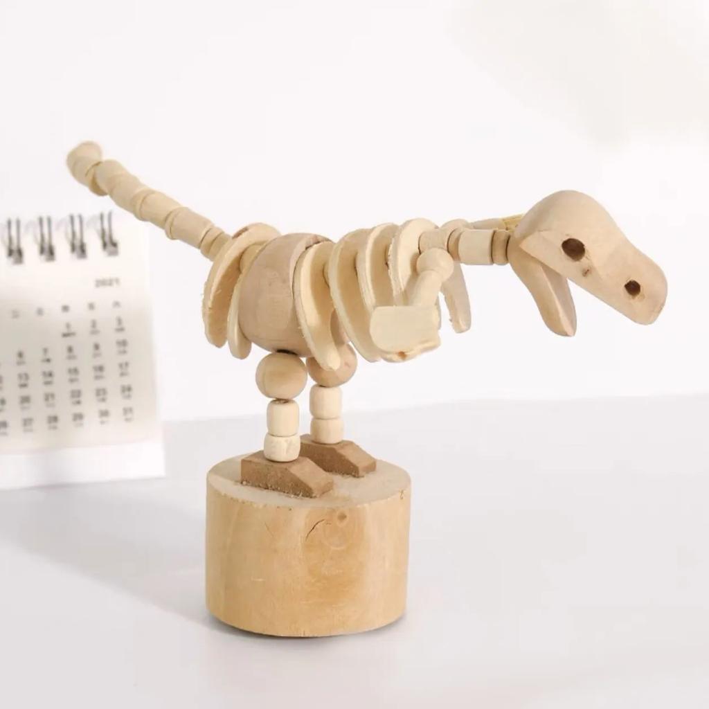 Artesanato e Decorações de Madeira Desenho Animado Criativo DIY Branco Animal Decorações de Madeira Jardim de Infância Decoração de Barril de Madeira de Mesa YLE553