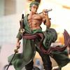 One Piece Anime Figure Master-apprentice Zoro Action Statue Model Toys PVC Desktop Doll Decoration Birthday Gift