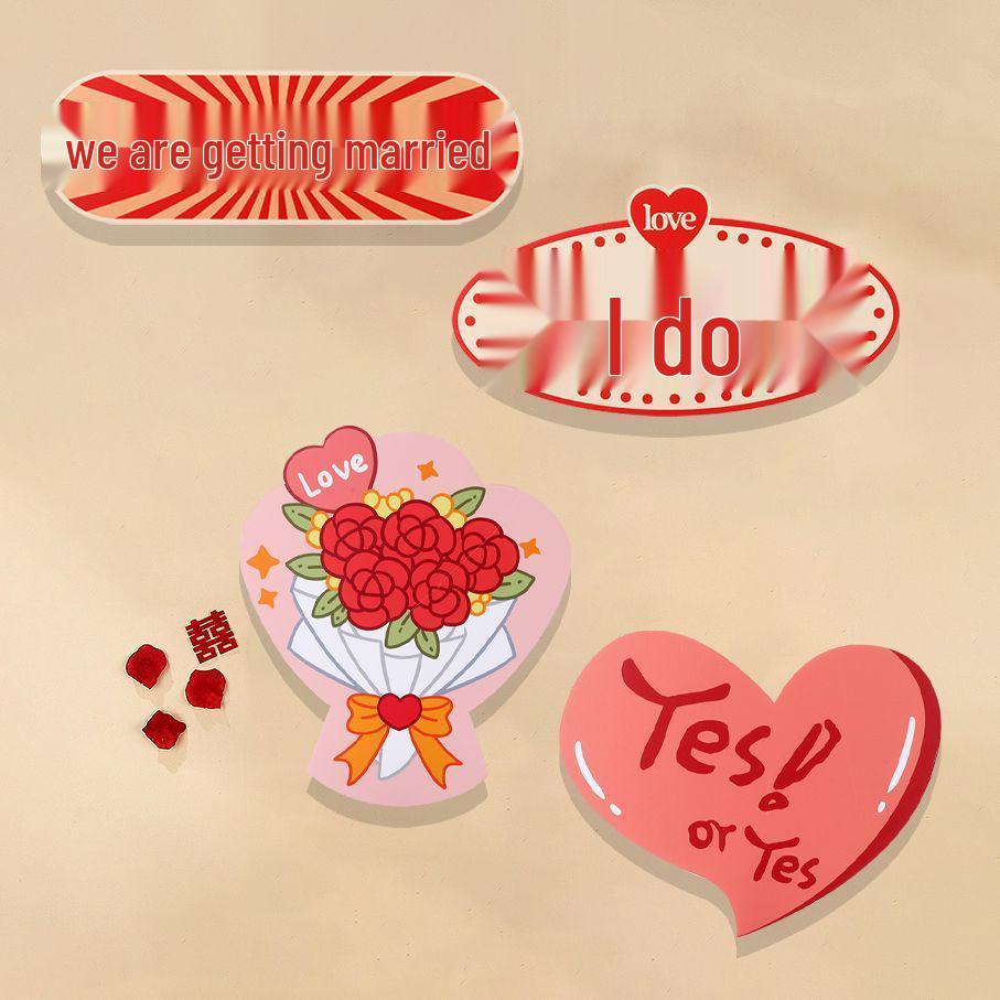 Wedding Party Props: Bride, Bridesmaid & Groomsman Photo Signs for Group Shots & Games