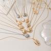 Necklace Round Oval Open And Close Photo Album Copper Plated Box Oval Square Necklace Versatile