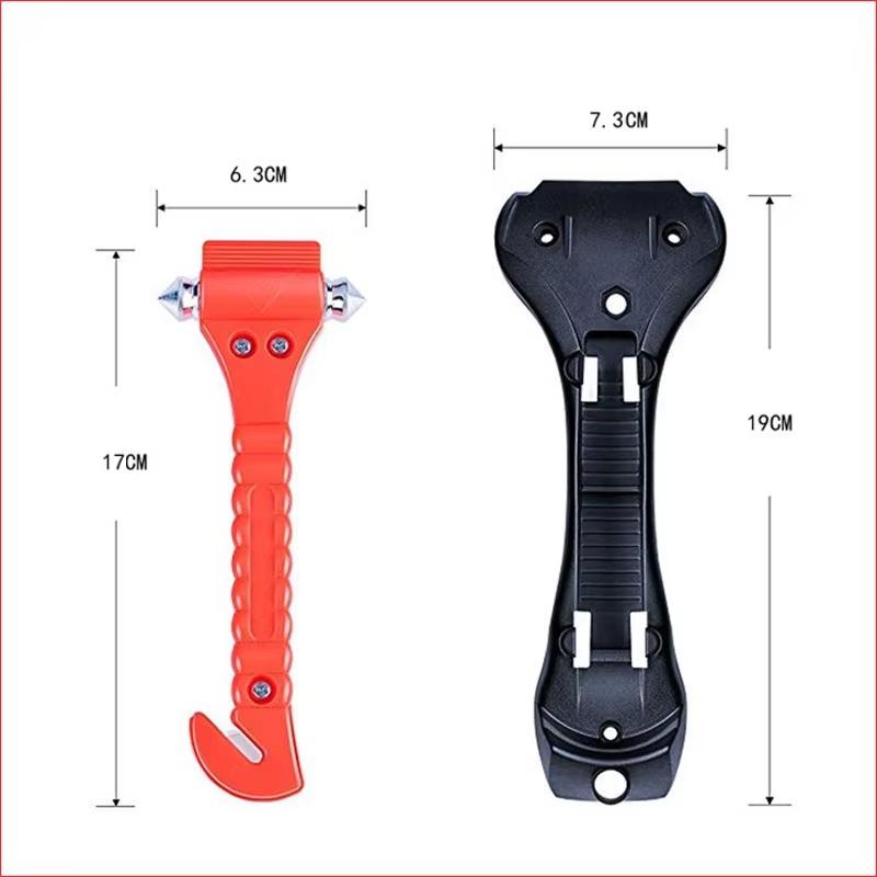 NEW Survival Safety Hammer Camping Driving Car Seat Belt Cutter 2-in-1 Emergency Break Window Glass Punch Life Rescue Tools