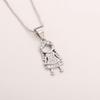 Golden Plated Gold Plated Chain Lovely Charm Hollow Pendant  Women Jewelry