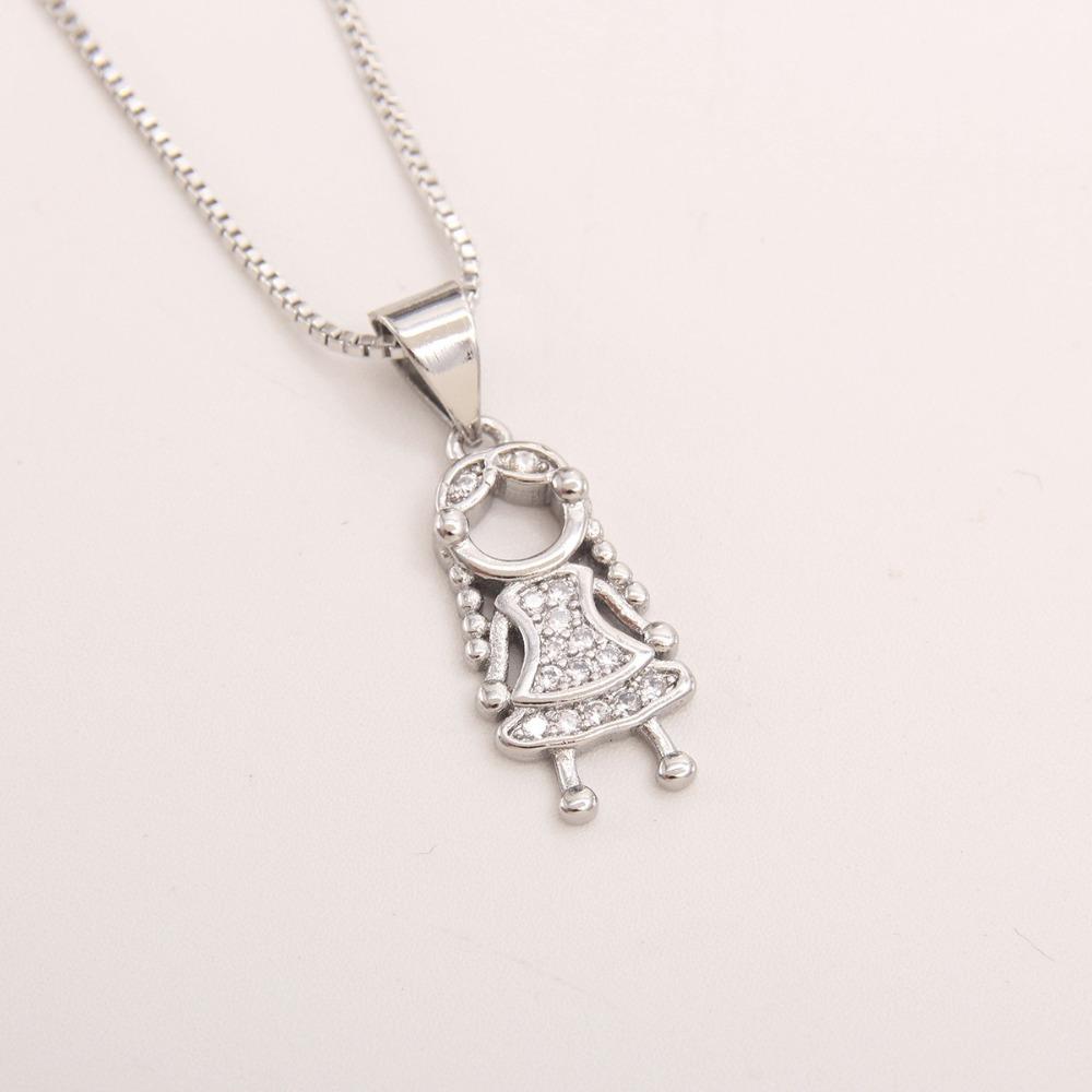 Golden Plated Gold Plated Chain Lovely Charm Hollow Pendant Women Jewelry