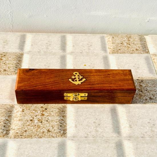 35.56 cm Brass Telescope with Wood Box, Pirates Spyglass Telescope, Anniversary Gift For Husband, Gift for dad, Boating Gift, Graduation Gifts