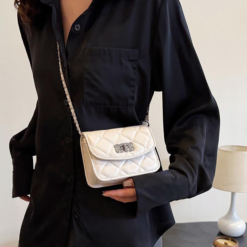 Trendy Fashionable Single Shoulder Crossbody Bag Stylish Chic Summer 2024 Small Square Purse