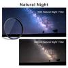 Camera Lens Filter 49 52 55 58 62 67 72 77 82mm Natural Night Filter for Night Photography for Sky/Star Astrophotography
