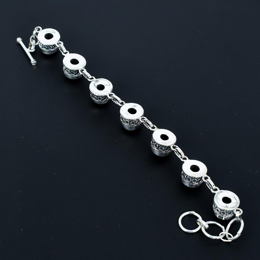 Natürlicher Labradorit Armband 925 Sterlingsilber Armband Verstellbares Kettenarmband Handgefertigtes Boho Armband Natürlicher Edelstein Schmuck Verlobungsgeschenke