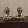 1pcs Pure Brass Mini Rudraksha Small Brass Crafts Ornaments Brass Car Keychain Jewelry Ornament Home Living Room Ornament Decoration Men's Keychain