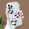 Cartoon Pattern Cream Texture Casing Wavy Edge Soft Silicone Cover Phone Case for IPhone Samsung Huawei Honor Xiaomi Redmi Infinix Tecno