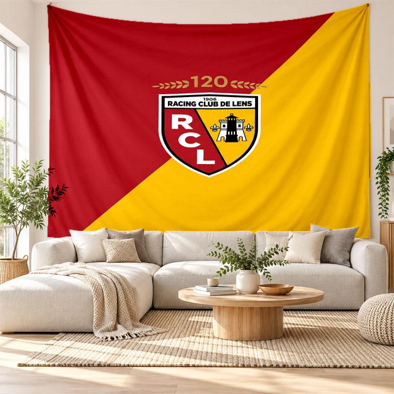Lens FC Wall Tapestry, Soft Fabric Wall Hanging, Decorative Backdrop For Bedroom Home Wall Art