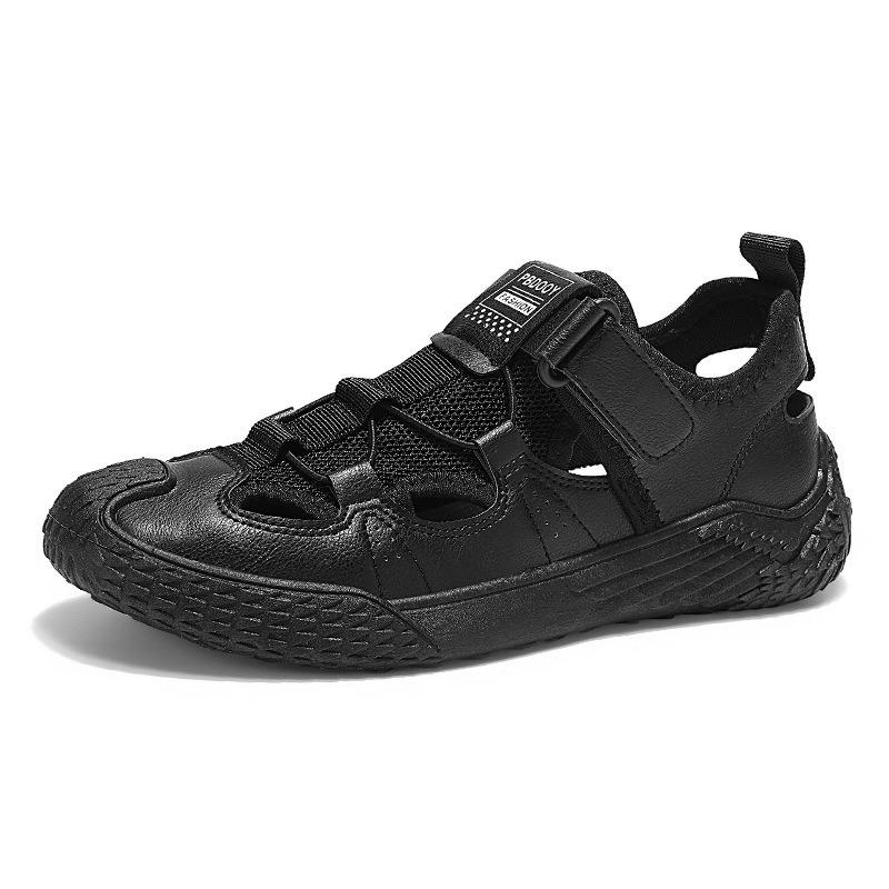 Summer men's shoes new breathable outdoor beach hole shoes trendy versatile sandals non-slip sports shoes casual slippers