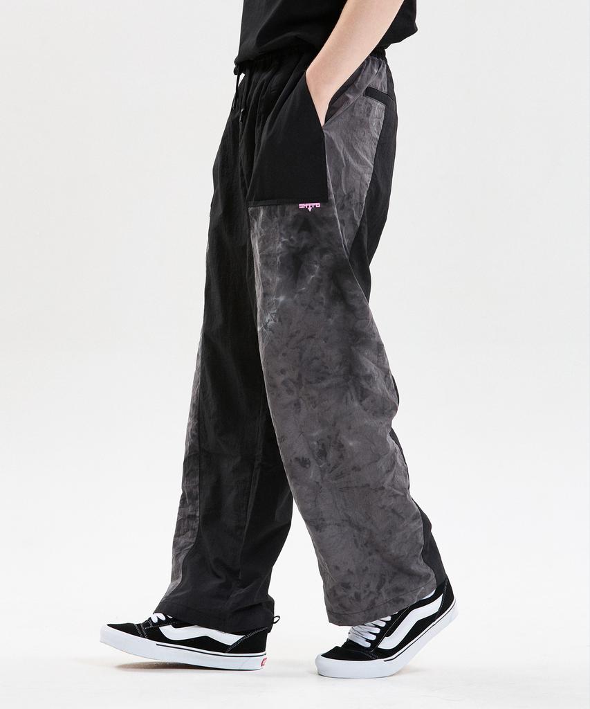 SHVTO Tie Dye Gray Baggy Pants