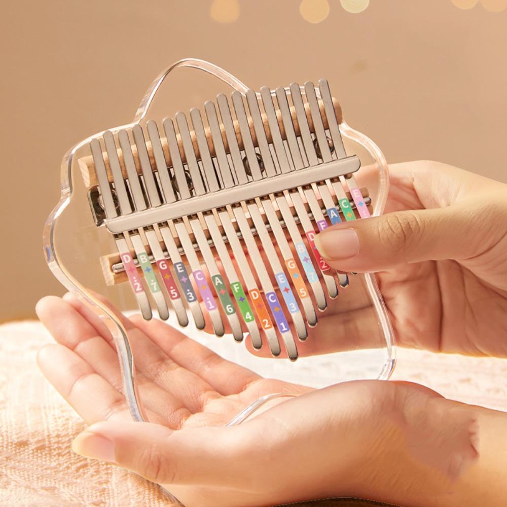 Toy Gift Finger Thumb Piano 17 Keys Kalimba Fun Finger Piano