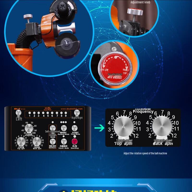 Double Fish DF-E6 Smart Table Tennis Serve Machine