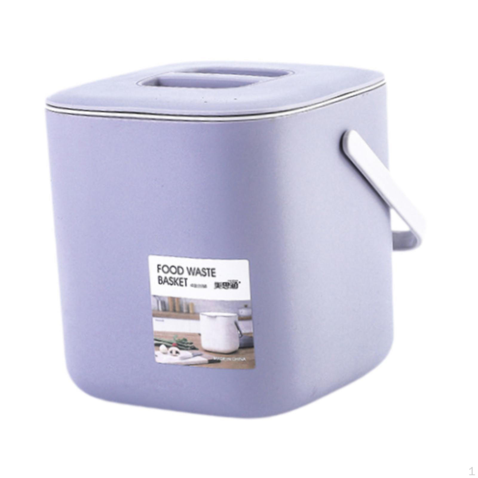 

Мусорное ведро для кухни с отсеком и крышкой серый