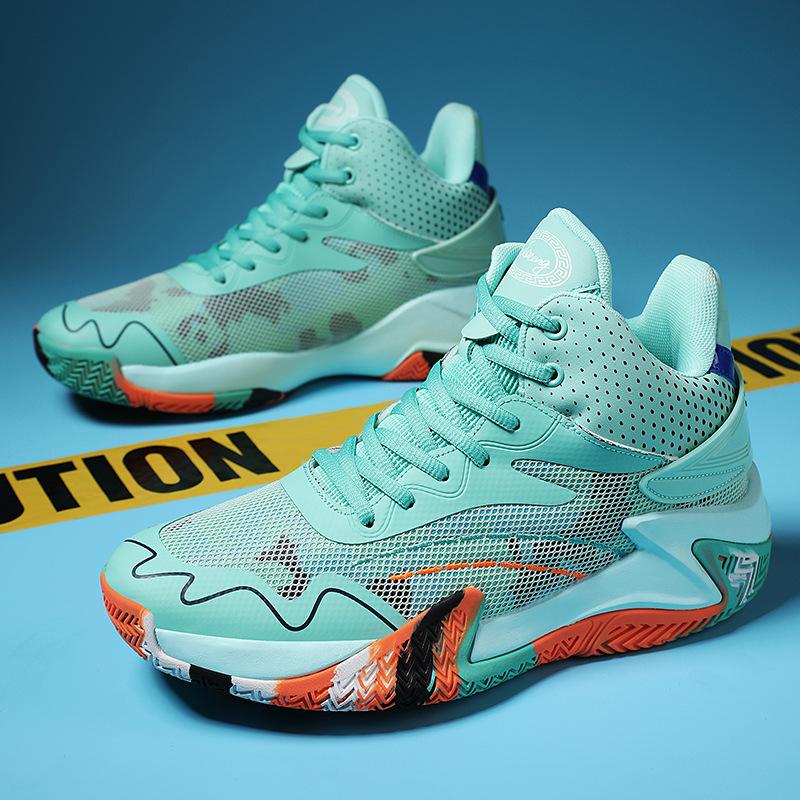 Spring, summer and autumn casual sports breathable basketball shoes non-slip and wear-resistant lightweight sports running shoes