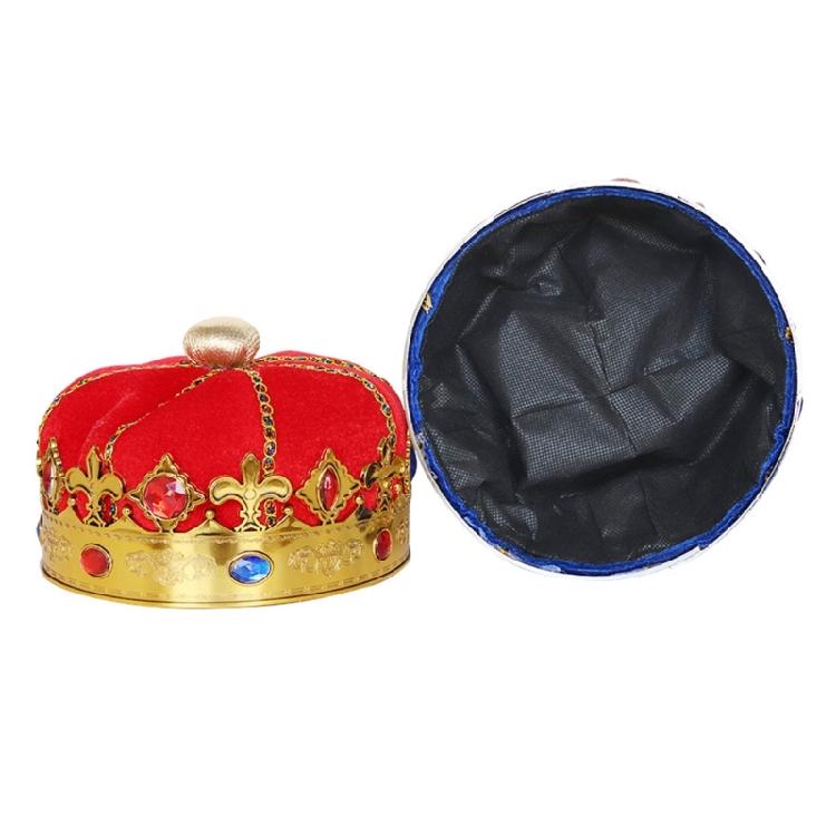 King Crown Hat Royal King Crowns Party Hat King Queen Crowns Birthday Crown Hat Halloween Headwear Costume Accessories