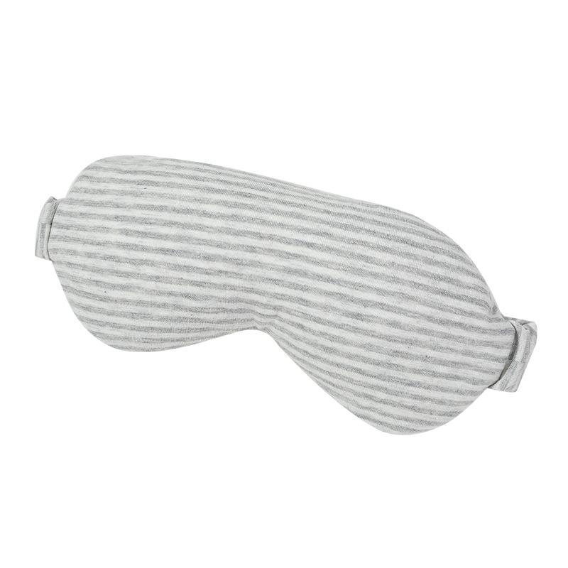 Tianzhu cotton striped eye mask sleep blackout travel office lunch break eye mask